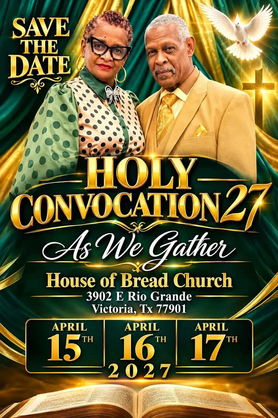 Holy Convocation 2027 — As We Gather flyer